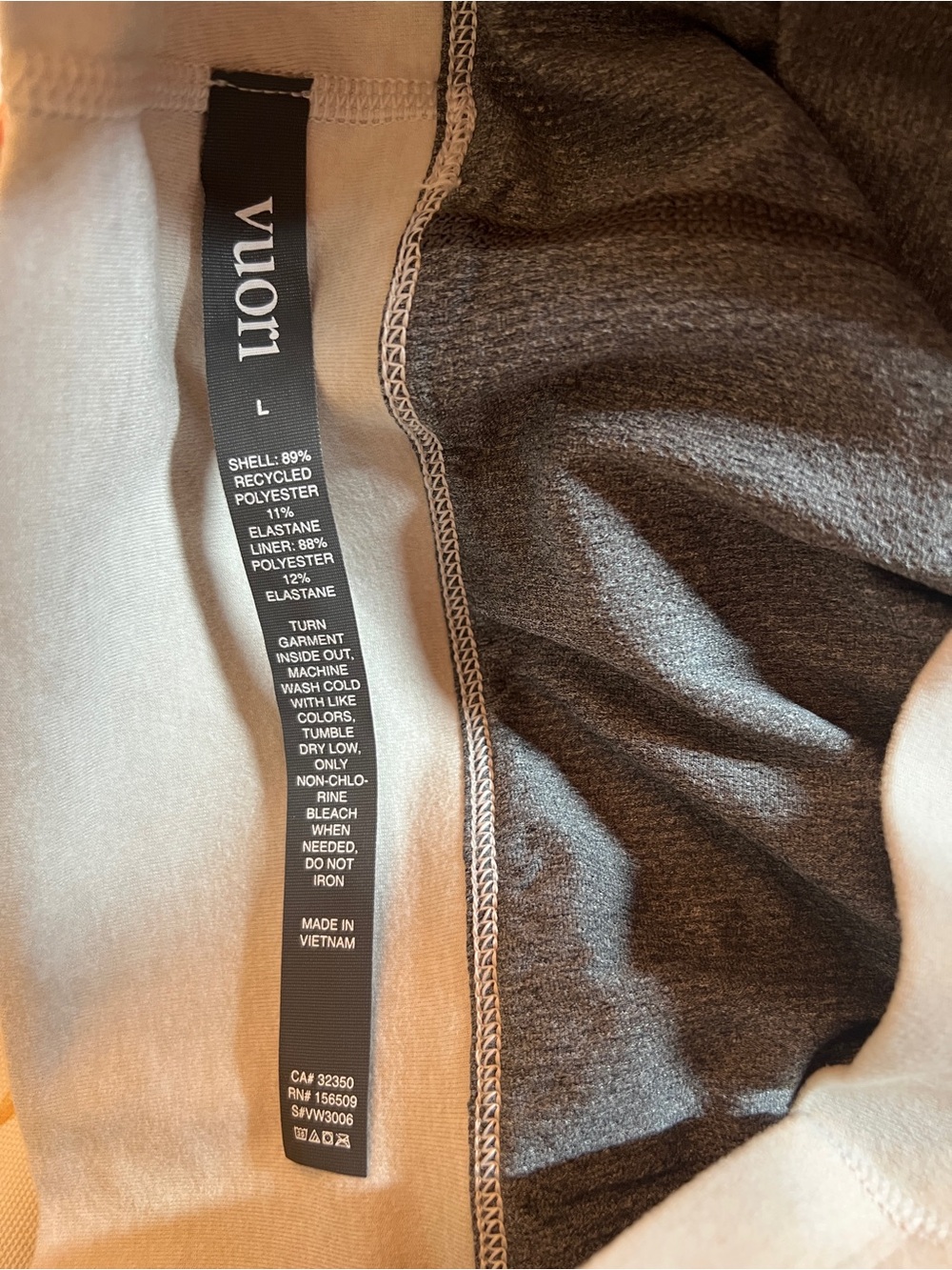 Vuori Gray Athletic Performance Skort - Picture 3 of 3